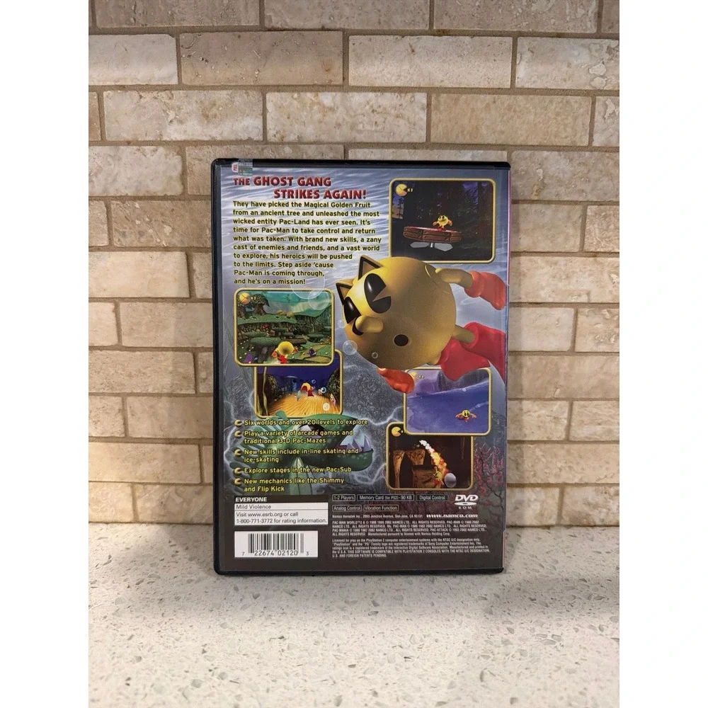 Pac-Man World 2 Sony PlayStation 2 PS2 Greatest Hits Tested